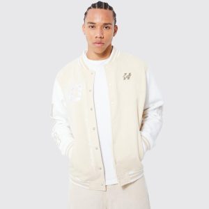 Men’s Classic Varsity Bomber Jacket