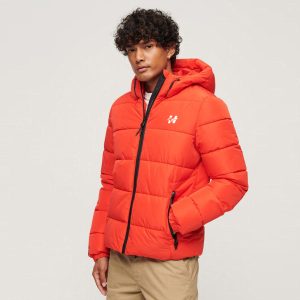 Men’s Hooded Quilted Winter Puffer Jacket