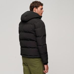 Men’s Hooded Quilted Winter Puffer Jacket