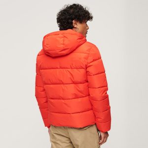 Men’s Hooded Quilted Winter Puffer Jacket