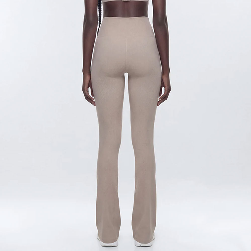 Contrast Texture Leggings - Espresso - Image 2